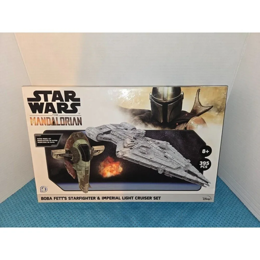 Star Wars Mandalorian 3D Puzzle Twin Pack – Boba Fett's Starfighter and Imperial